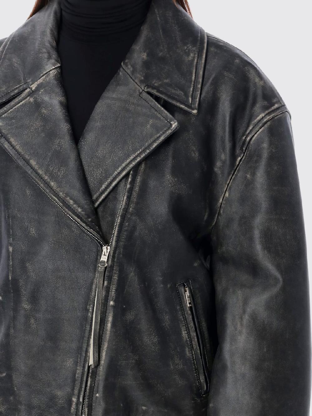 Giglio Giacca di pelle Acne Studios Consegna Veloce
