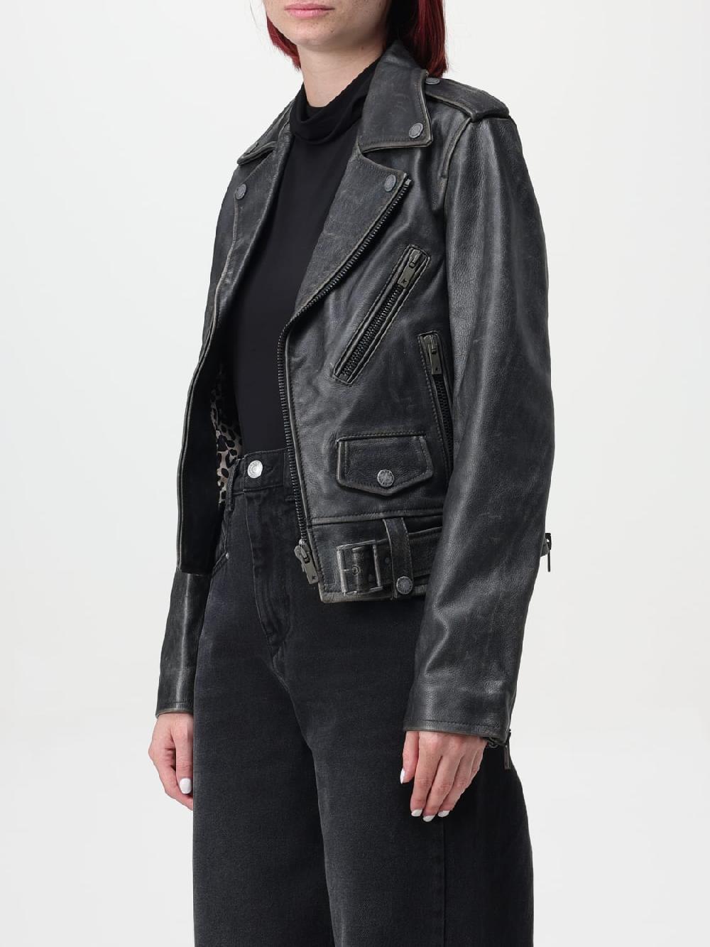 Giglio Giacca biker di pelle Golden Goose Shopping Online