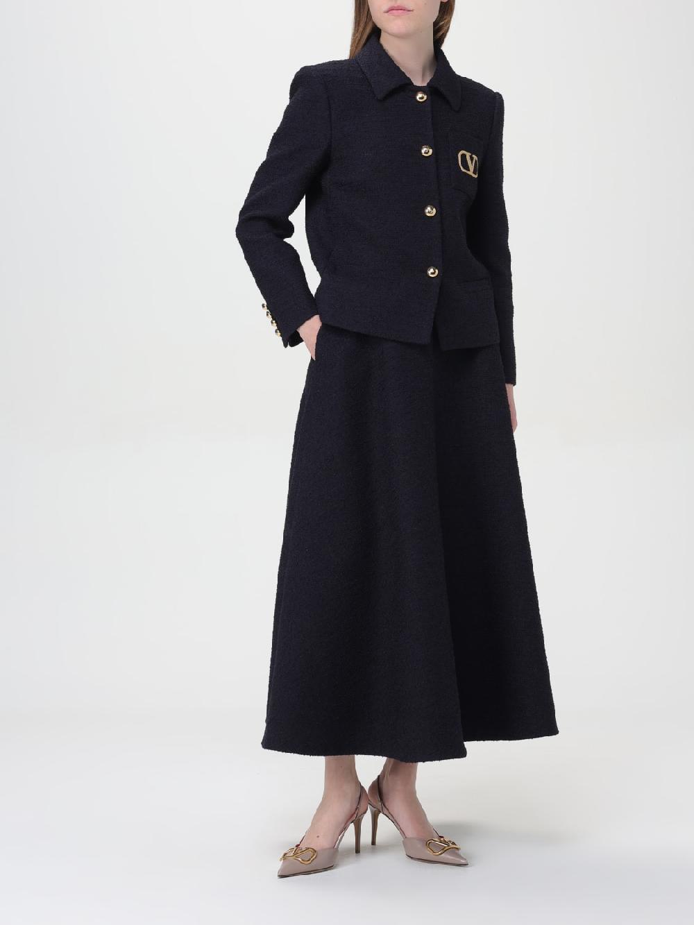 Giglio Giacca in twill di lana VLogo Valentino Prezzo Ridotto