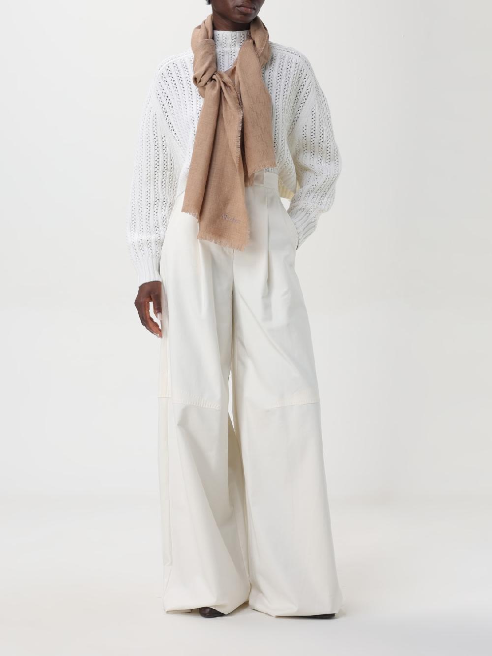 Giglio Pantalone Max Mara in cotone stretch Outlet