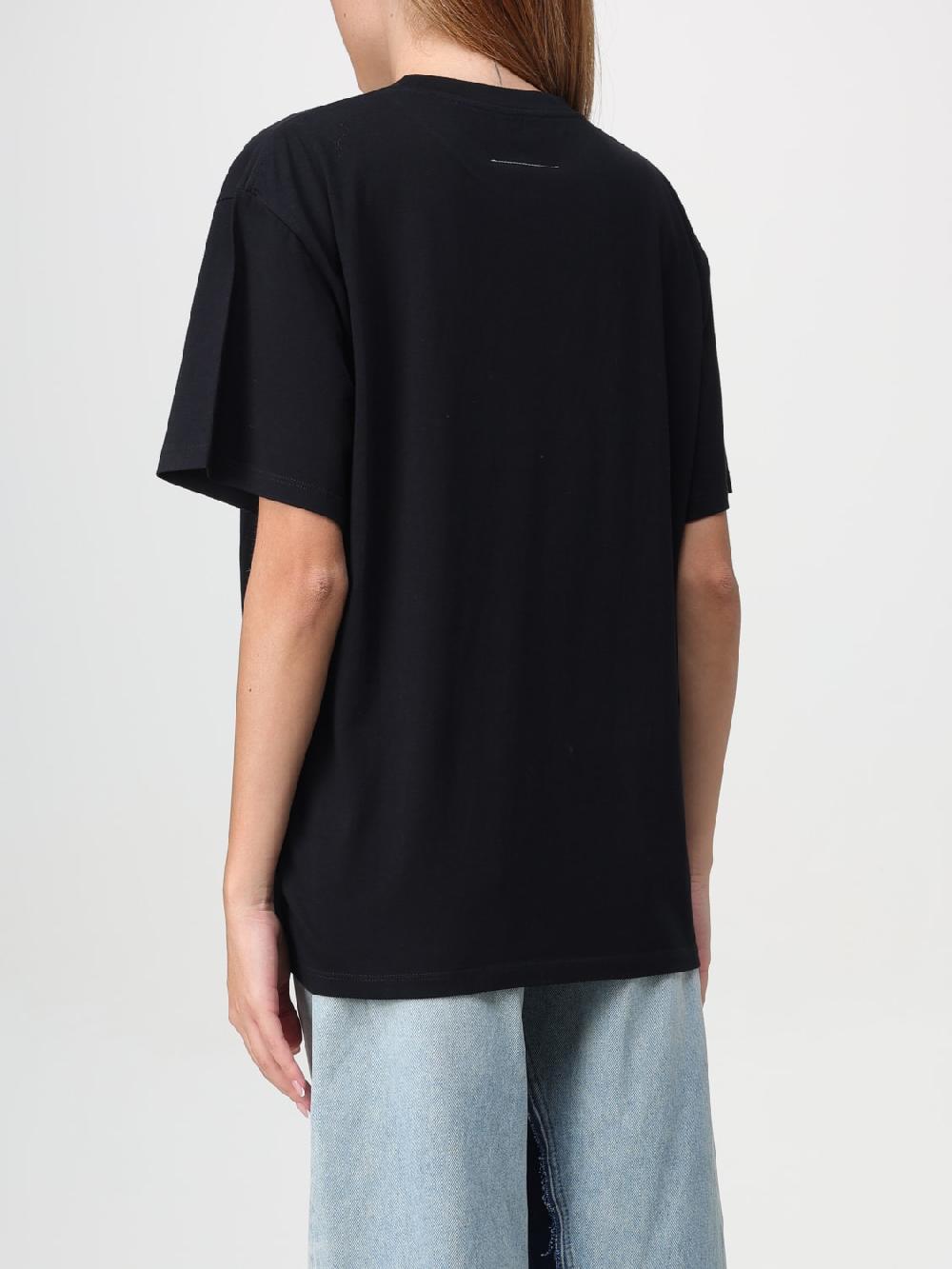 Giglio T-shirt con logo Mm6 Maison Margiela Vendita Economica