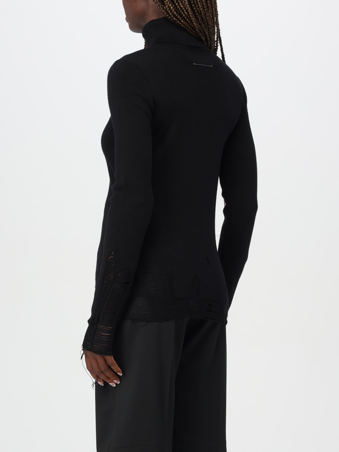 Giglio Maglia MM6 Maison Margiela in misto lana Smaltimento dello stoccaggio