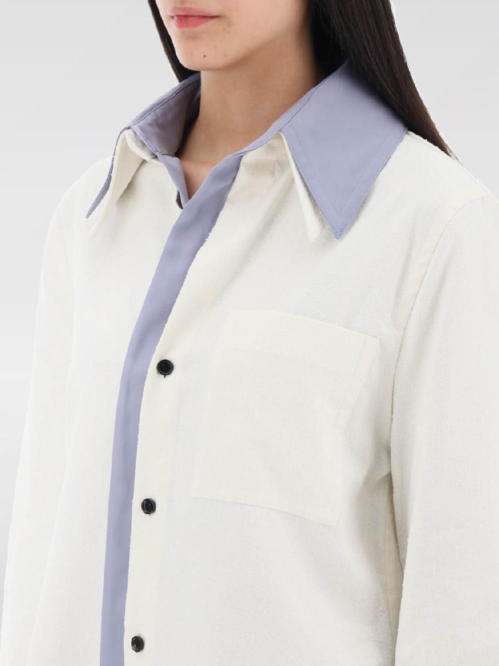 Giglio Camicia Bottega Veneta in misto cotone Sconti VIP