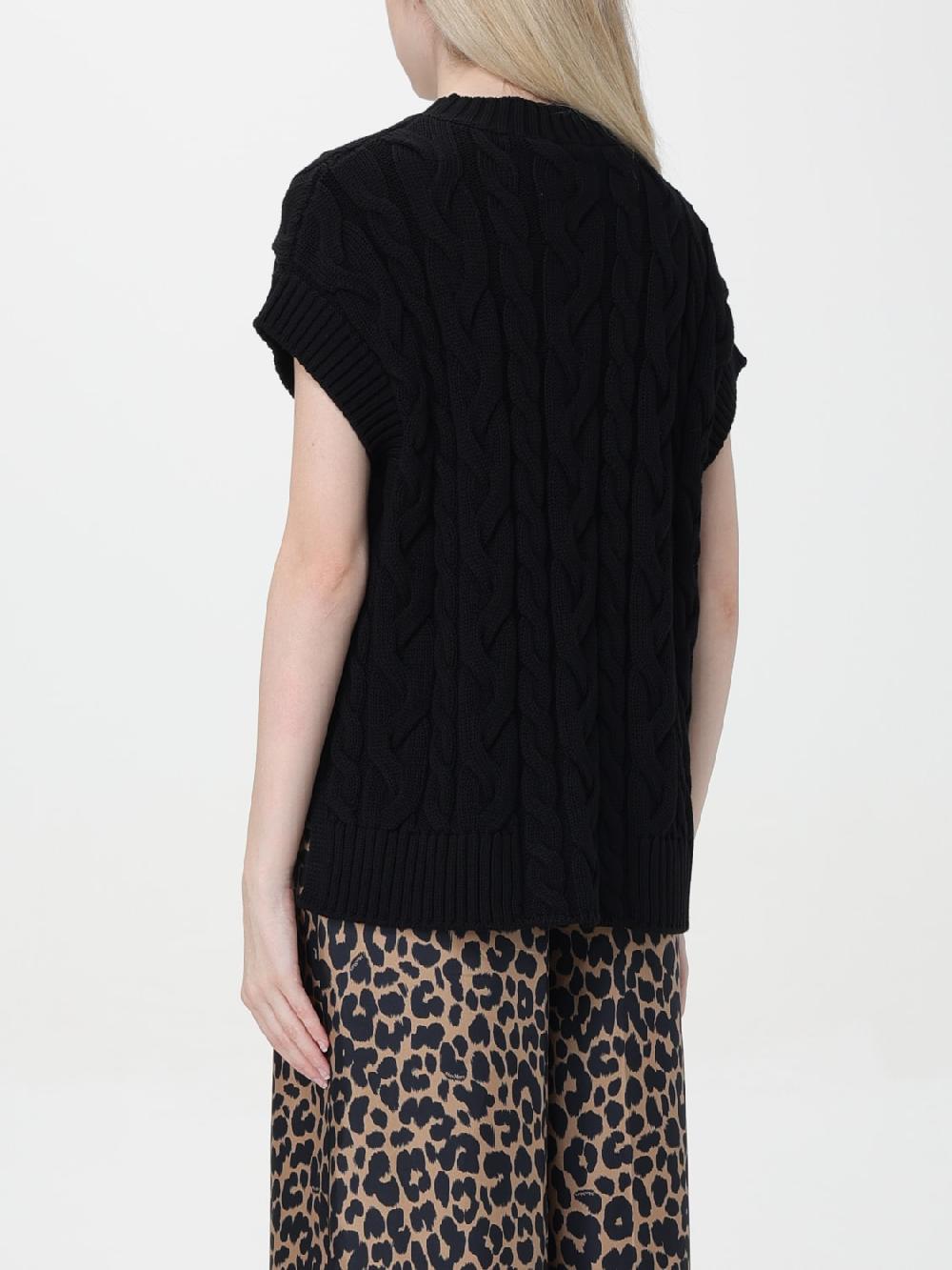Giglio Maglia di cotone tricot 's Max Mara Offerta speciale della fabbrica