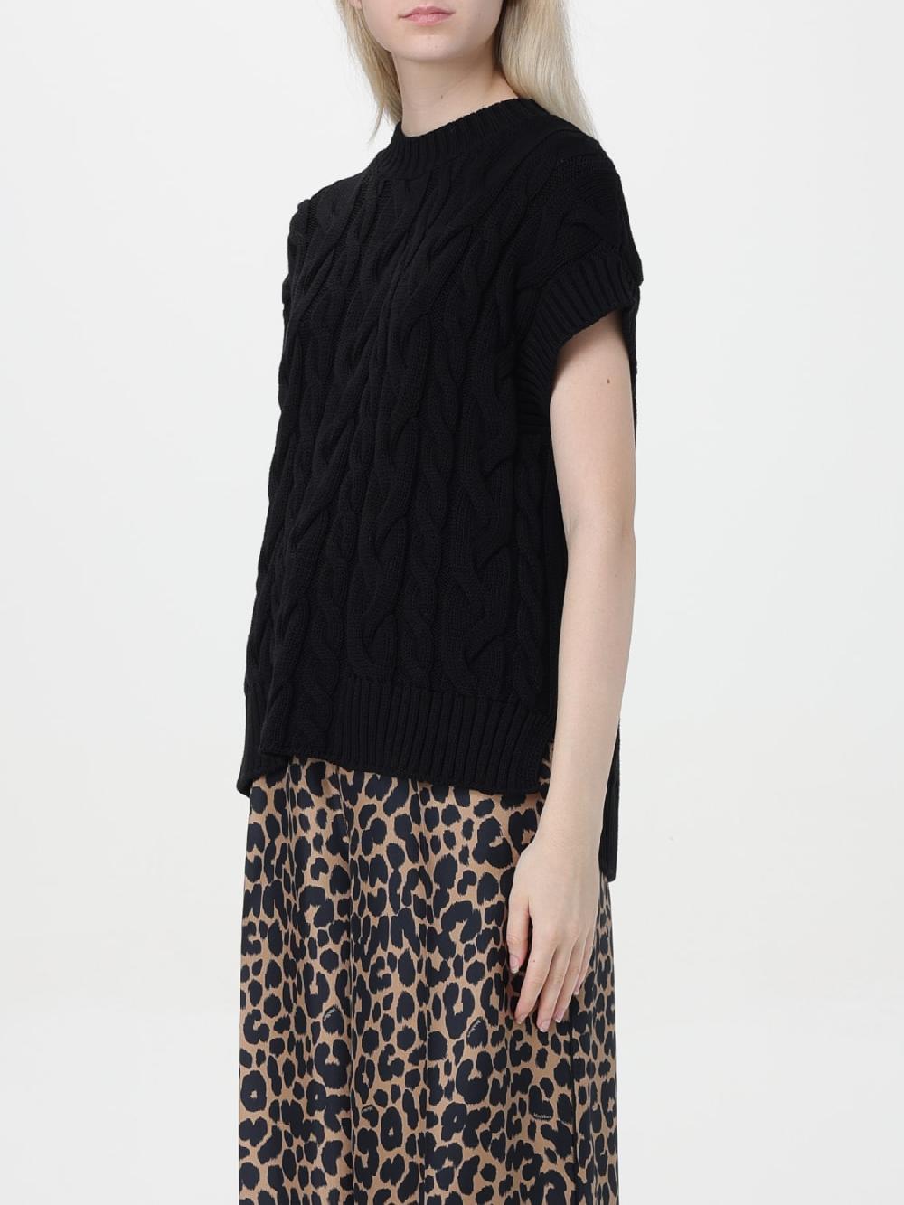 Giglio Maglia di cotone tricot 's Max Mara Offerta speciale della fabbrica
