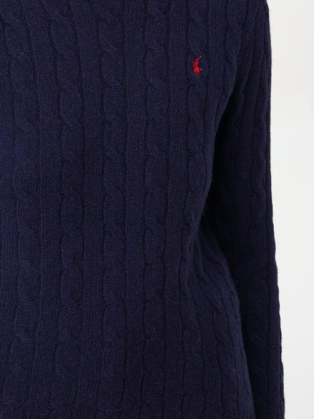 Giglio Maglia Polo Ralph Lauren in lana con lavorazione intrecciata Officina
