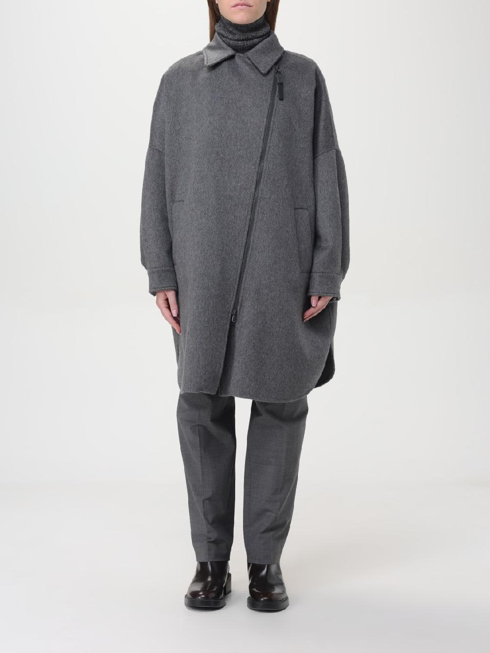 Giglio Cappotto asimmetrico Brunello Cucinelli Offerta
