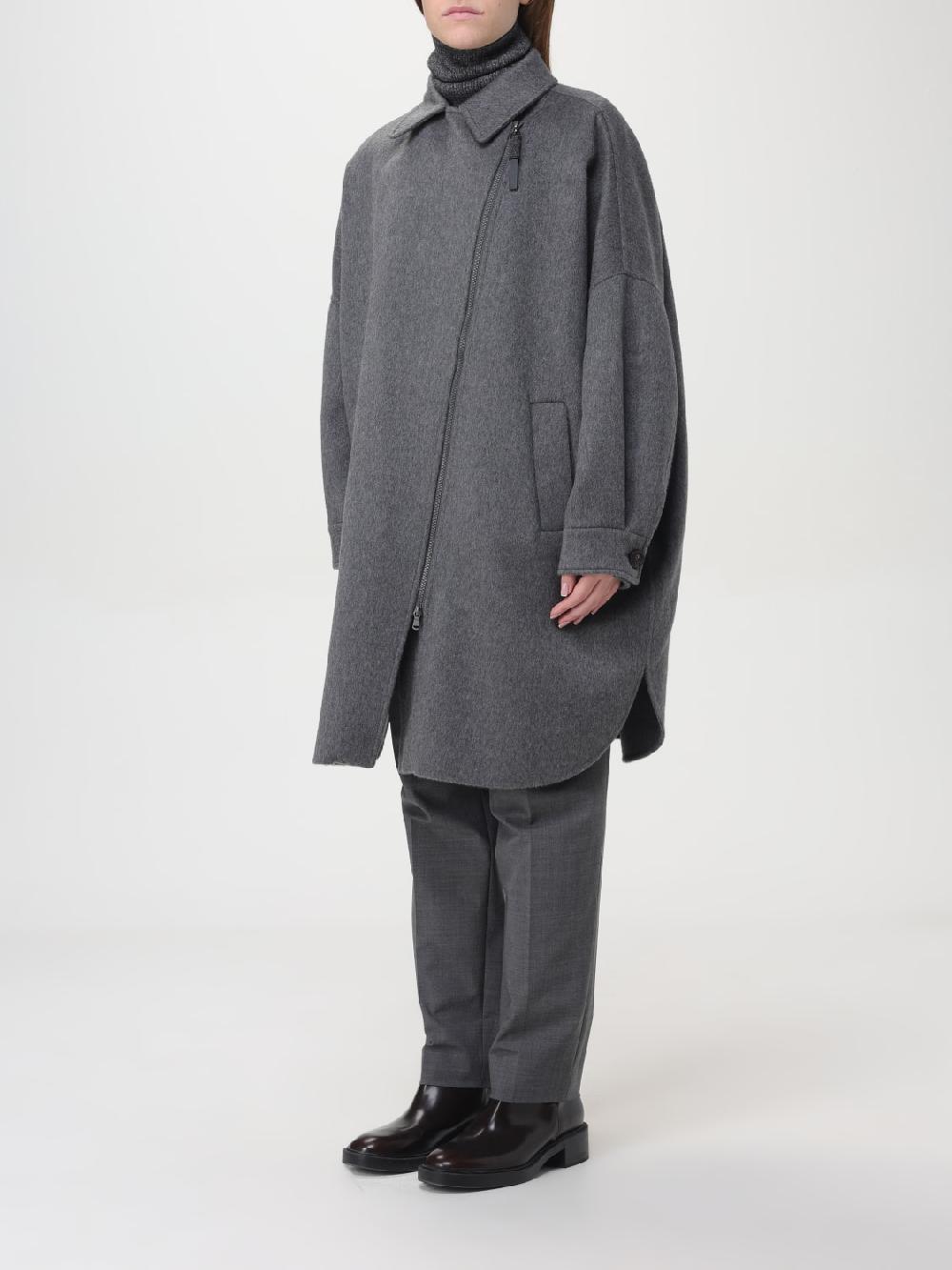 Giglio Cappotto asimmetrico Brunello Cucinelli Offerta