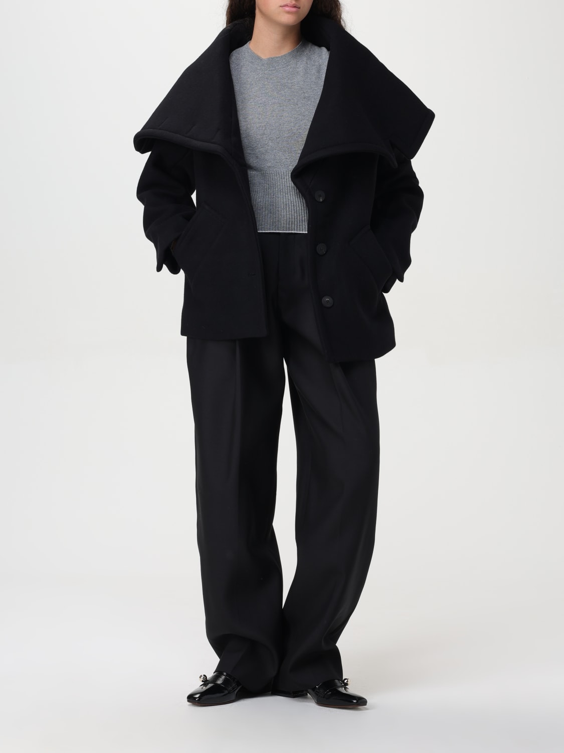 Giglio Pantalone Jacquemus in lana Offerte