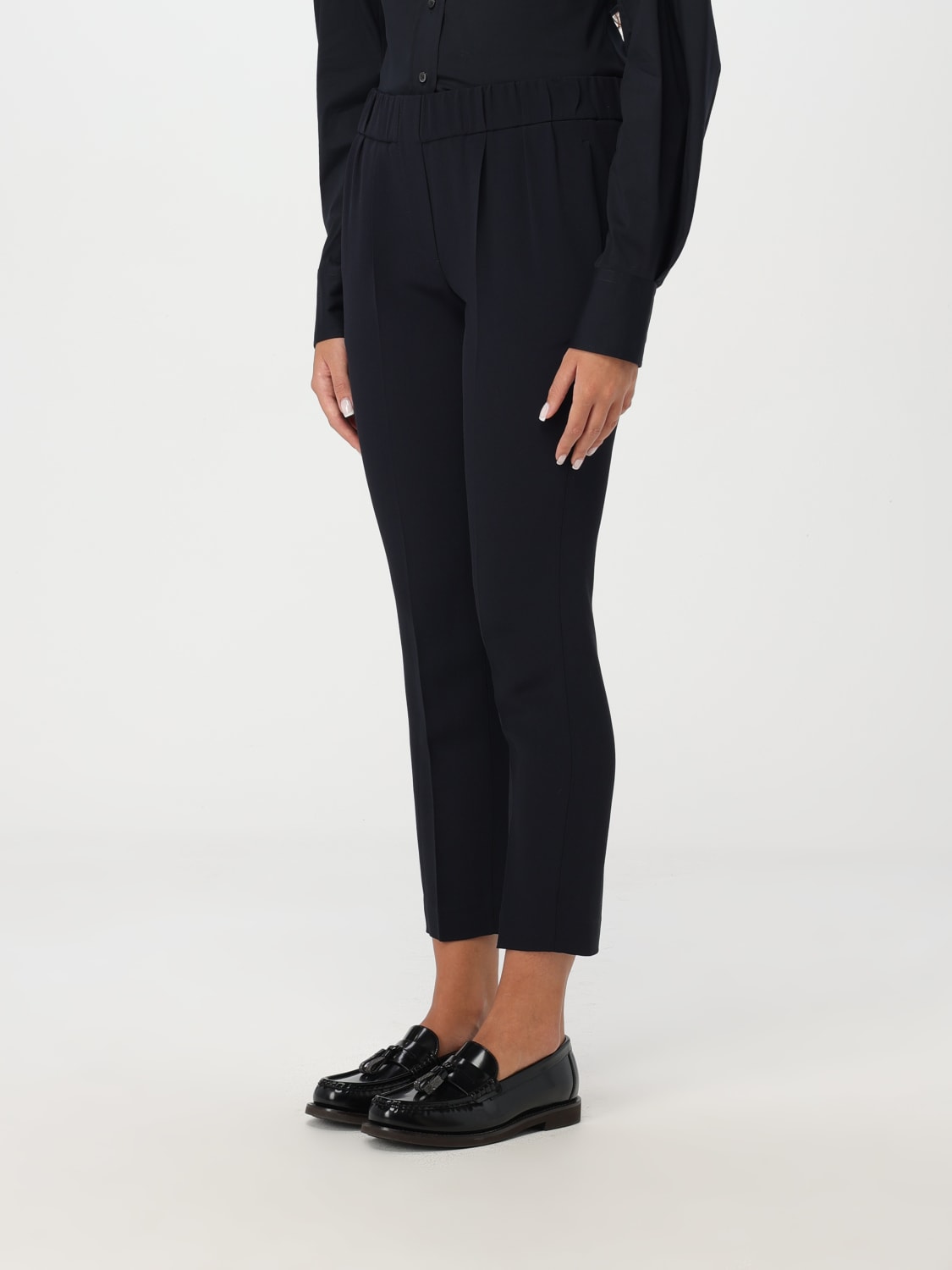 Giglio Pantalone Brunello Cucinelli in misto seta Vendita Calda
