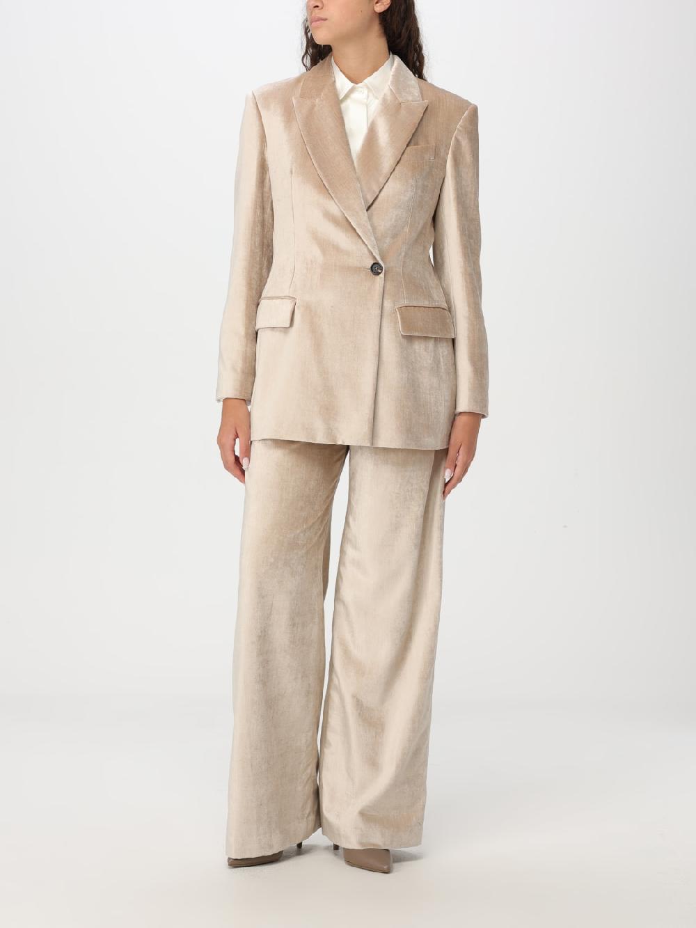 Giglio Blazer Brunello Cucinelli in velluto Saldi Di Fabbrica