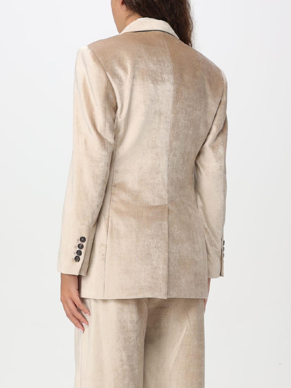 Giglio Blazer Brunello Cucinelli in velluto Saldi Di Fabbrica
