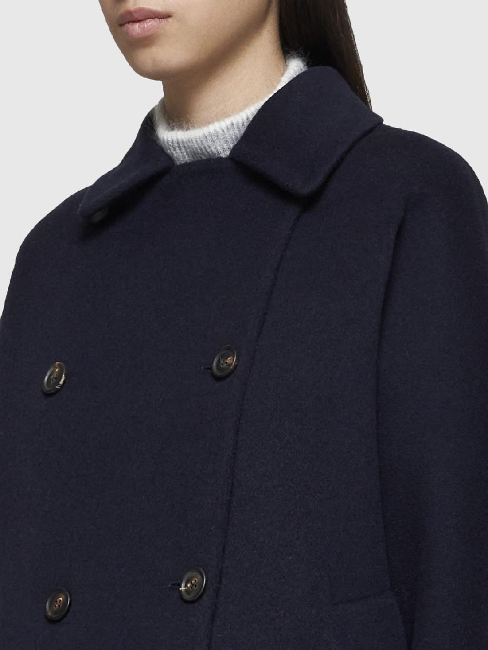 Giglio Cappotto a doppiopetto Brunello Cucinelli in cashmere Negozio online di fabbrica