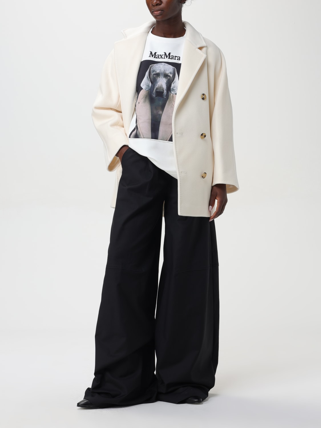 Giglio Pantalone Max Mara in cotone stretch Offerta esclusiva