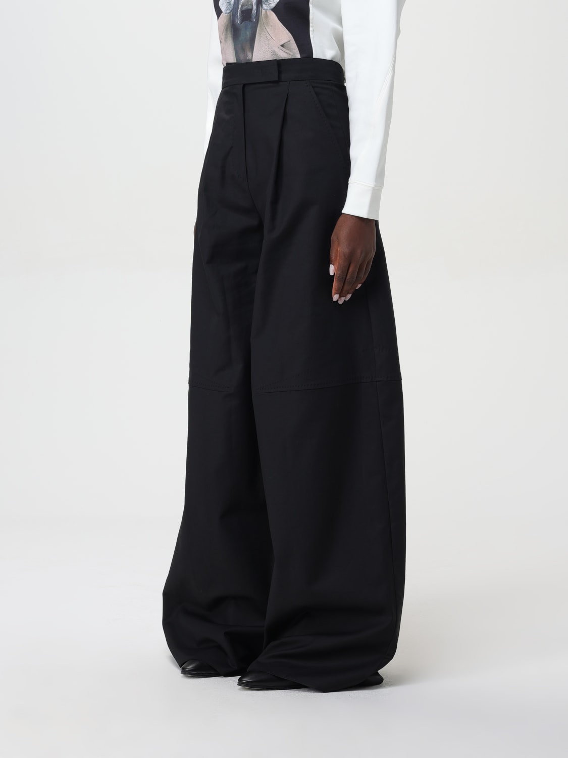 Giglio Pantalone Max Mara in cotone stretch Offerta esclusiva