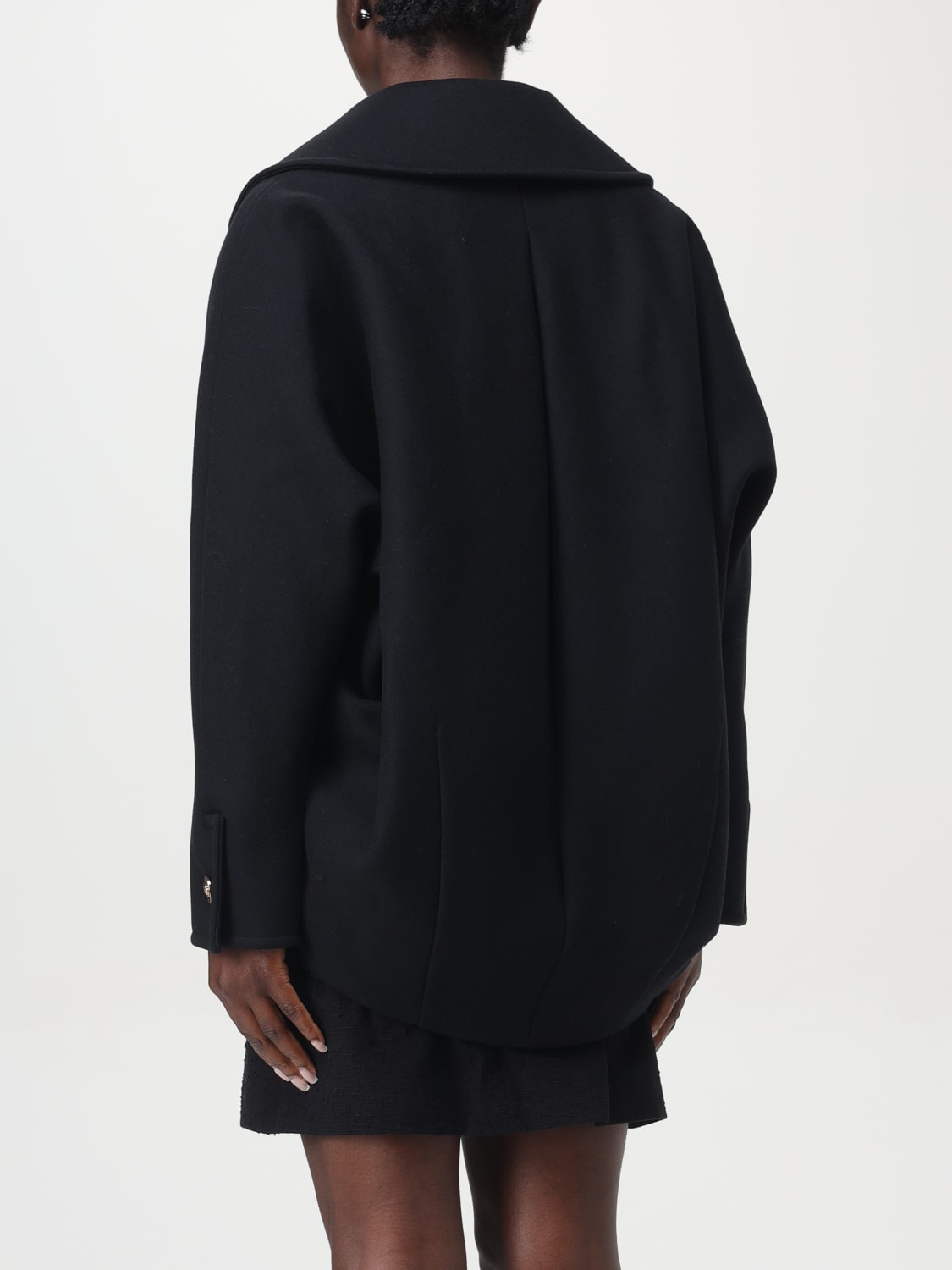 Giglio Cappotto a doppiopetto Versace in lana Offerta natalizia