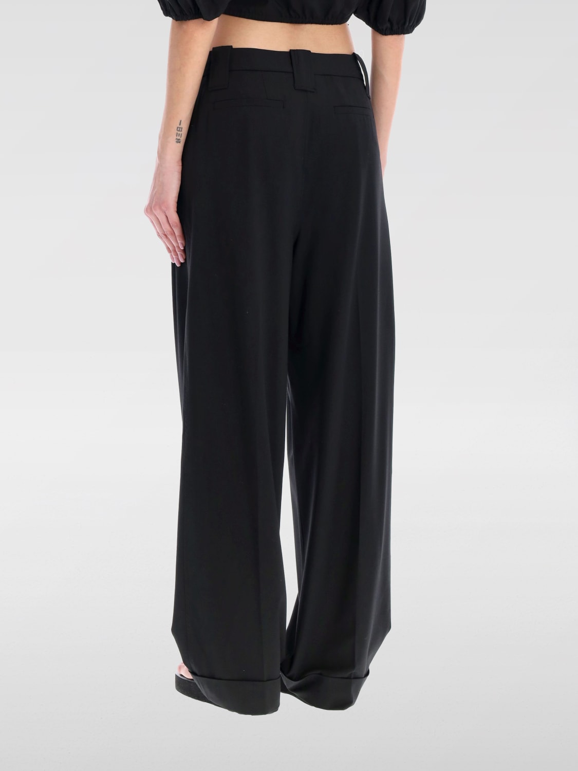 Giglio Pantalone Ganni in misto viscosa Offerta San Valentino