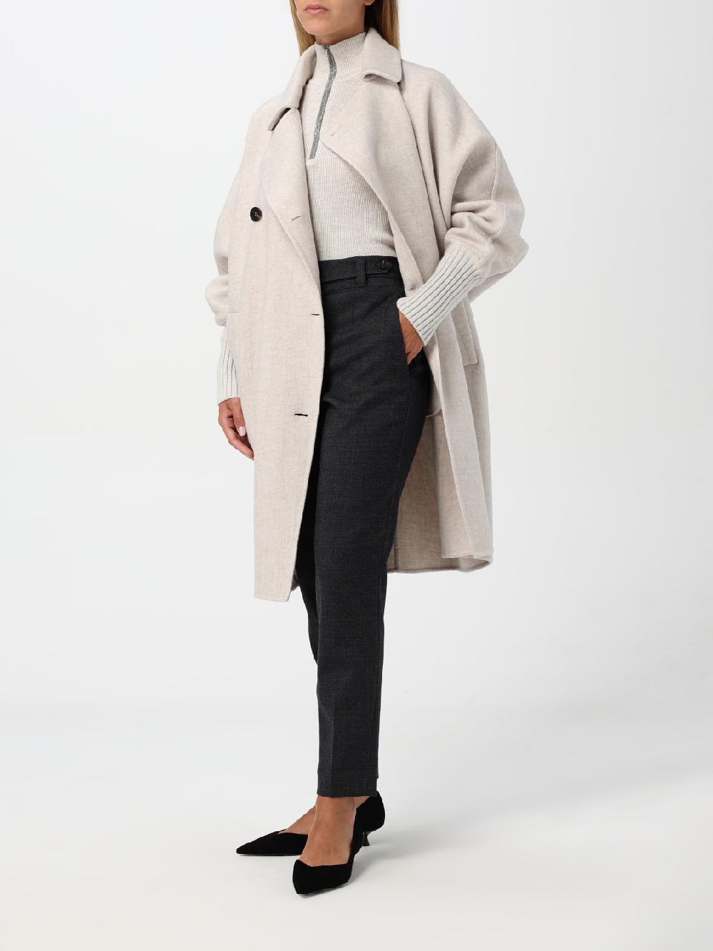 Giglio Pantalone Brunello Cucinelli in lana vergine Latest fashion