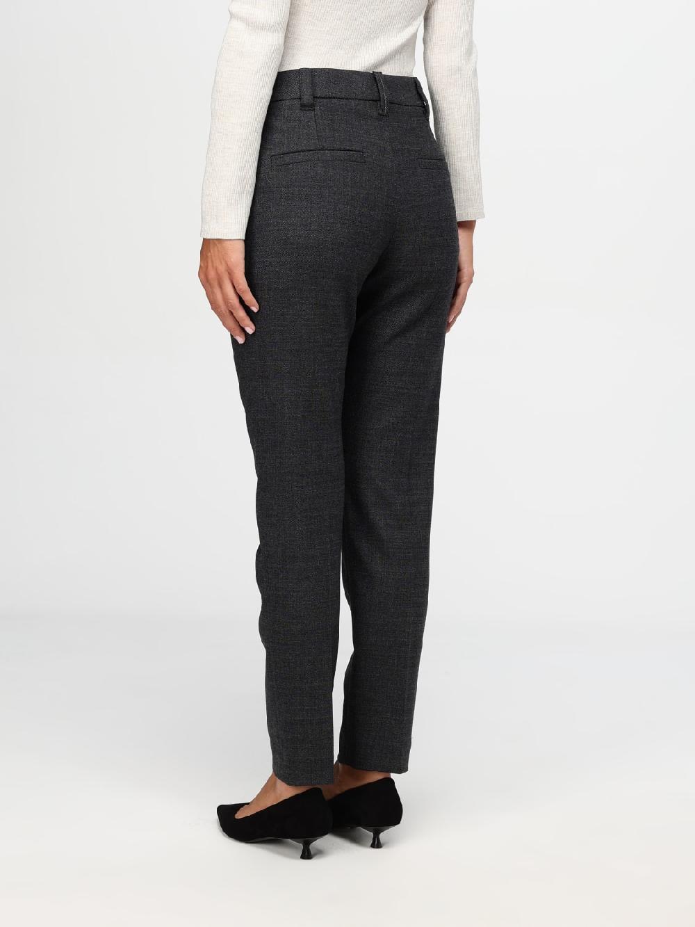 Giglio Pantalone Brunello Cucinelli in lana vergine Latest fashion