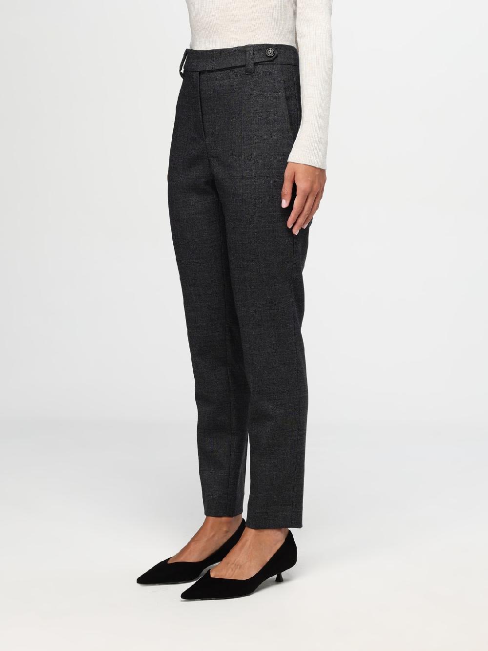 Giglio Pantalone Brunello Cucinelli in lana vergine Latest fashion