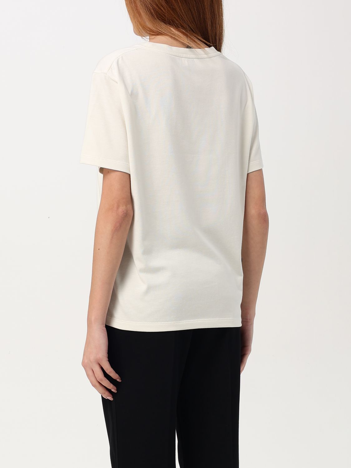 Giglio T-shirt basic Saint Laurent in misto cotone Online Outlet