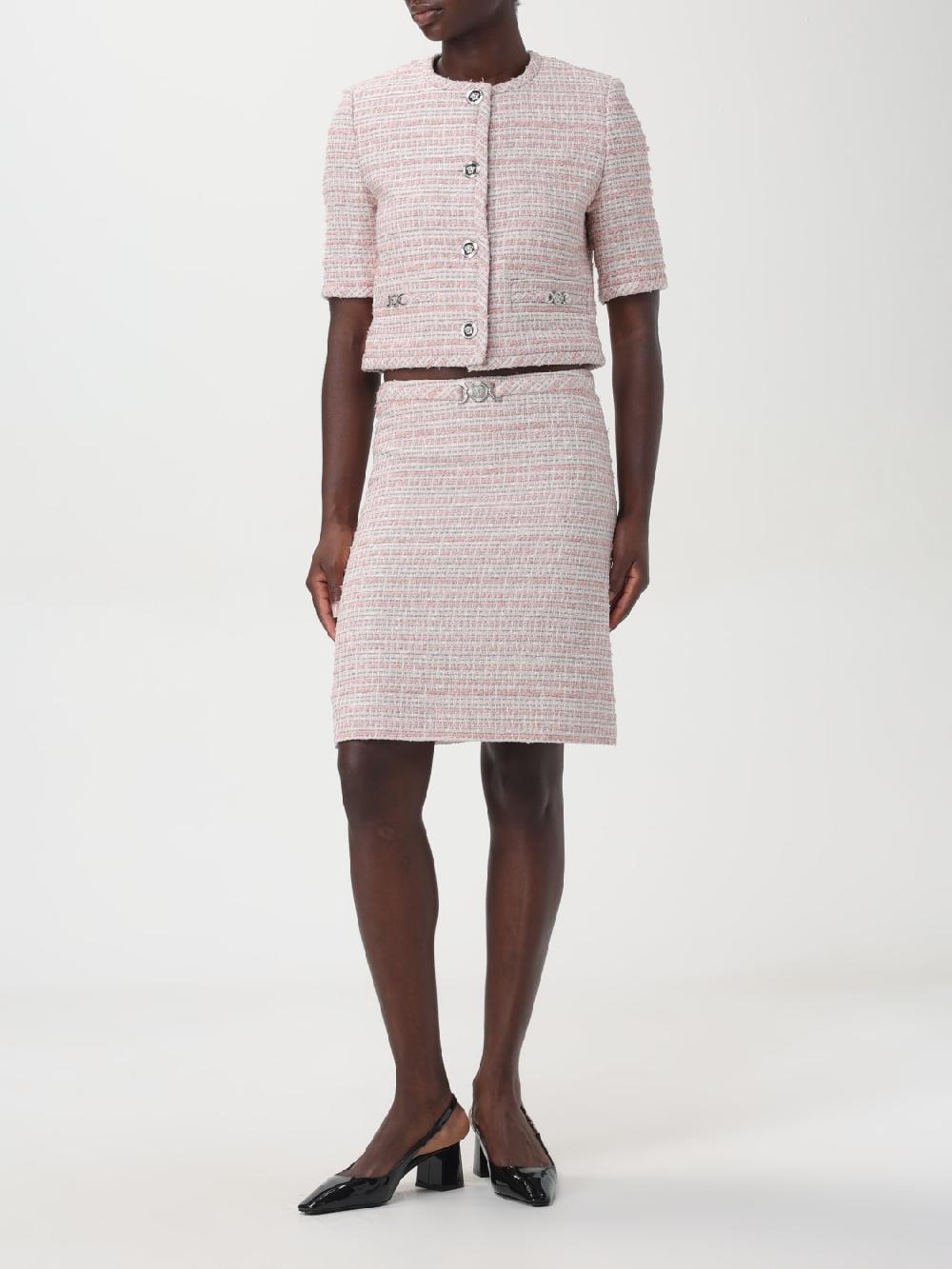 Giglio Giacca corta a girocollo Versace bouclé Lightning offer