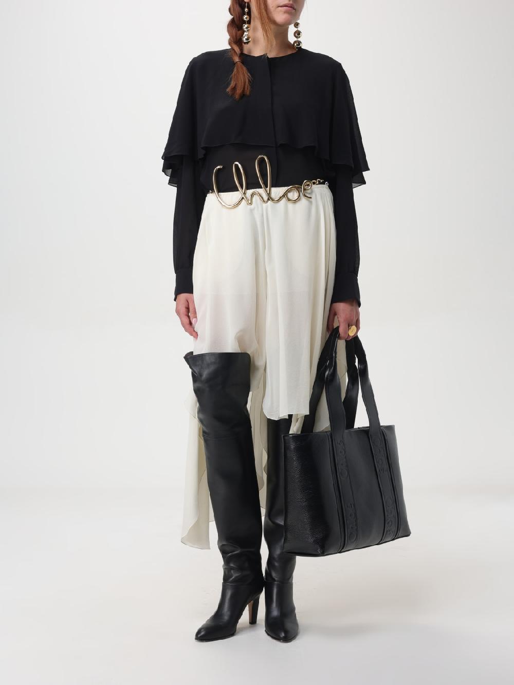 Giglio Camicia con balza Chloé Fino al 60% di sconto
