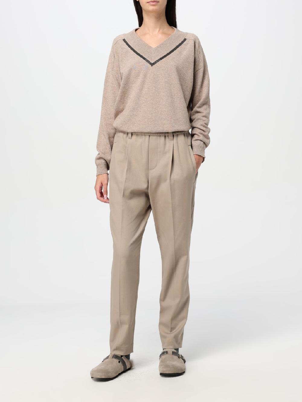 Giglio Pantalone Brunello Cucinelli in cotone stretch Only for today