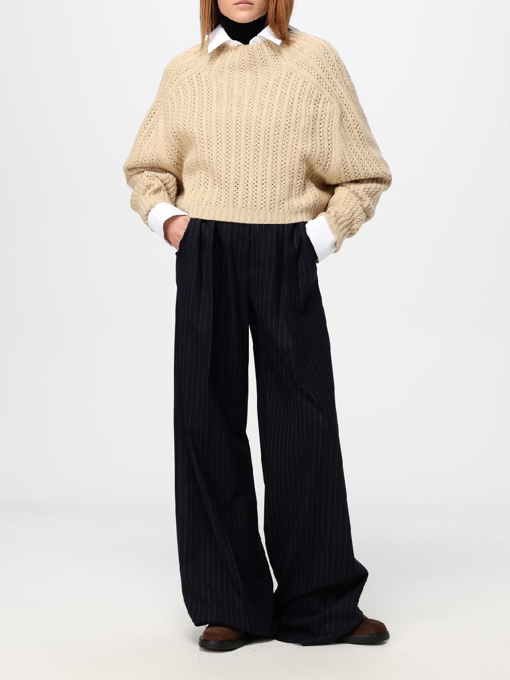 Giglio Pantalone Max Mara in lana vergine Fino al 55% di sconto