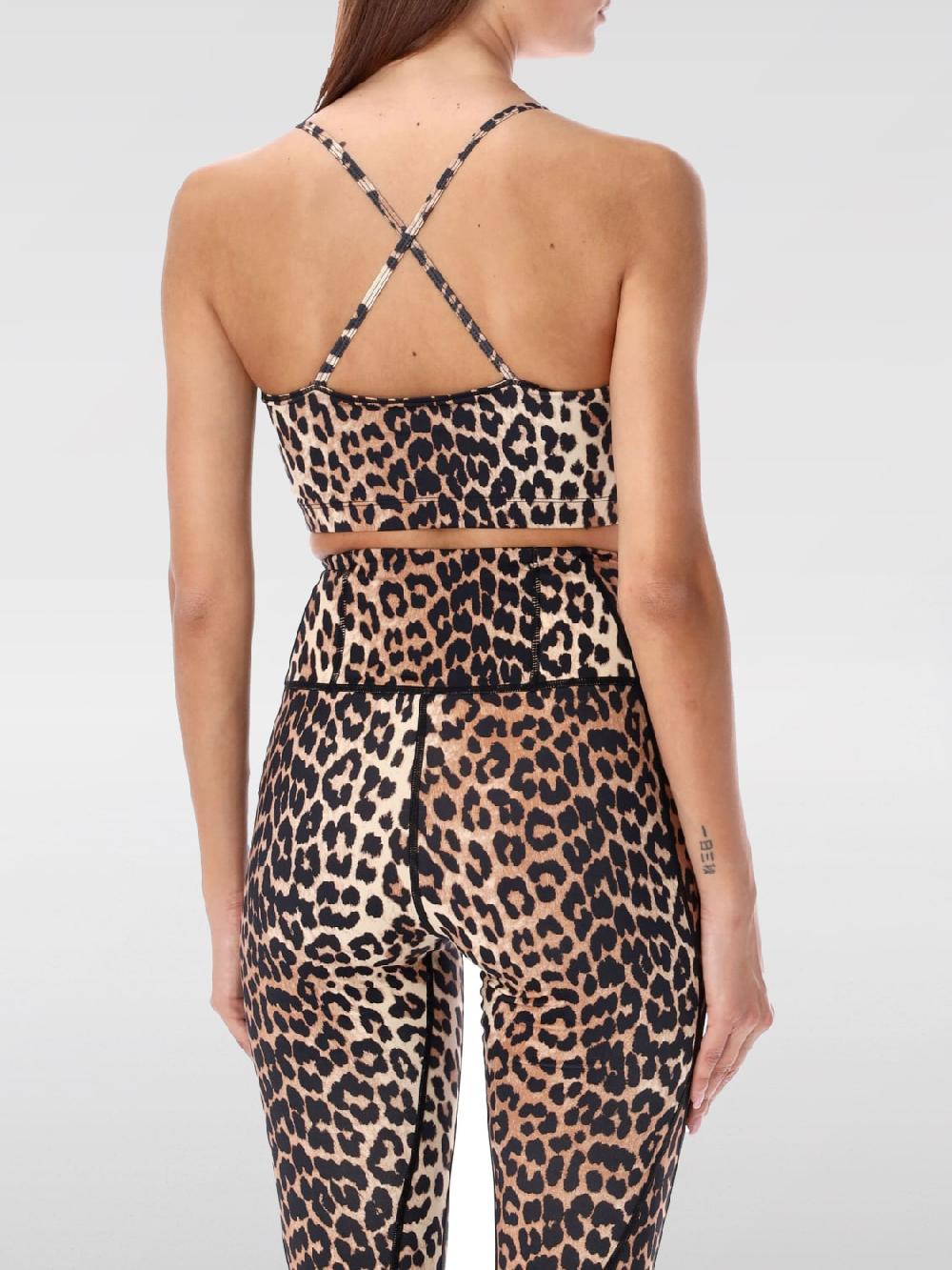 Giglio Top ACTIVE Ganni animalier Italy
