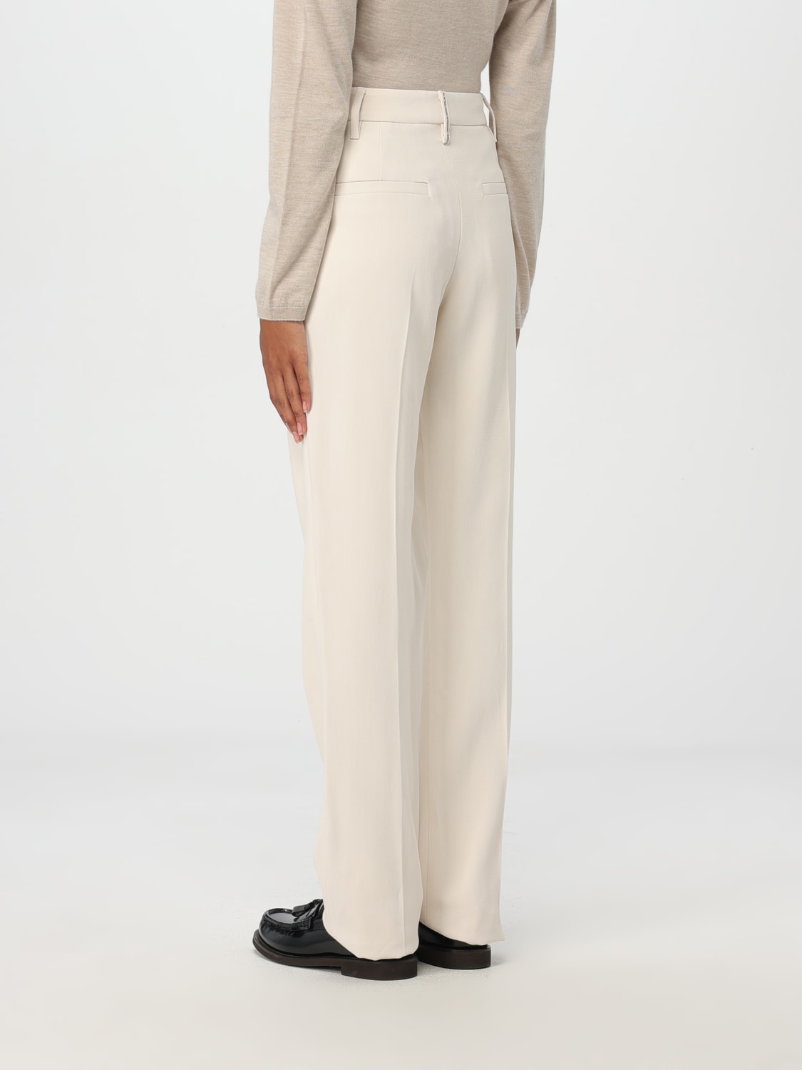 Giglio Pantalone Brunello Cucinelli in lana Qualità