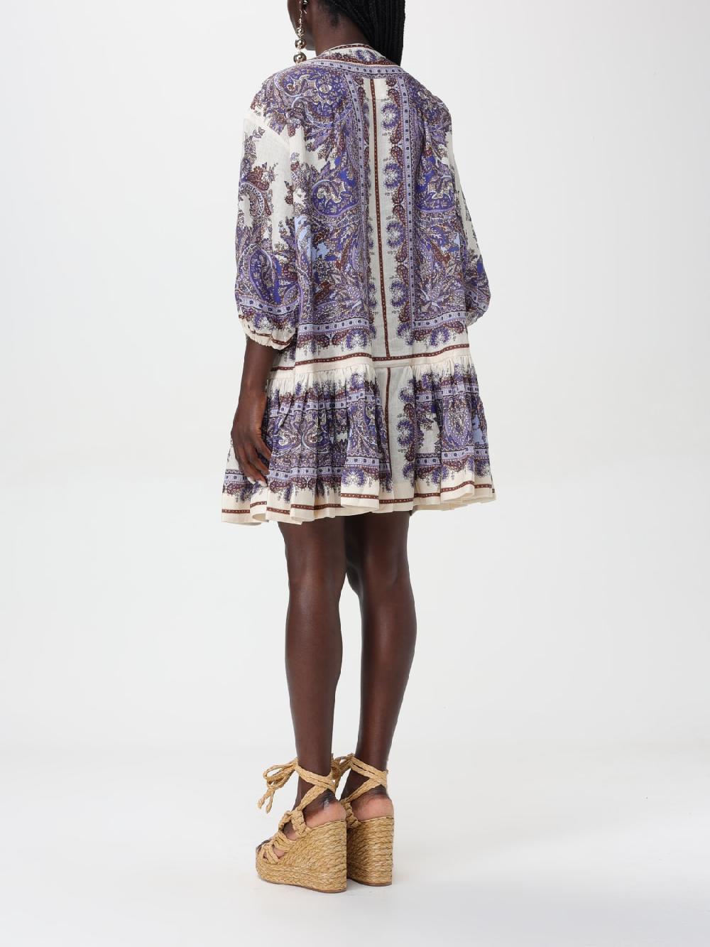 Giglio Abito Ottie con stampa paisley Zimmermann Negozi Online