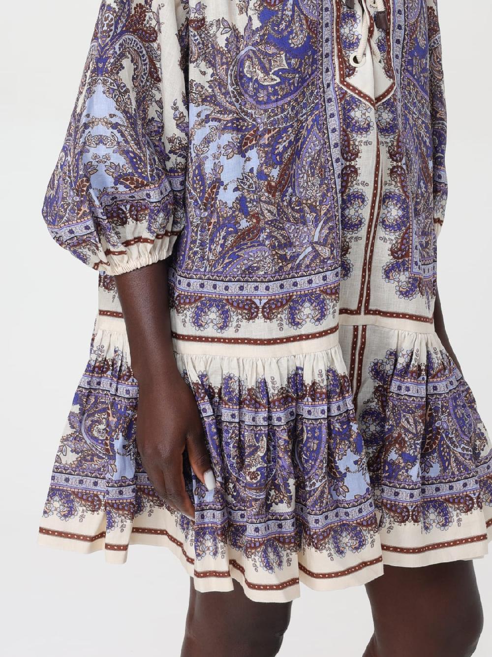 Giglio Abito Ottie con stampa paisley Zimmermann Negozi Online