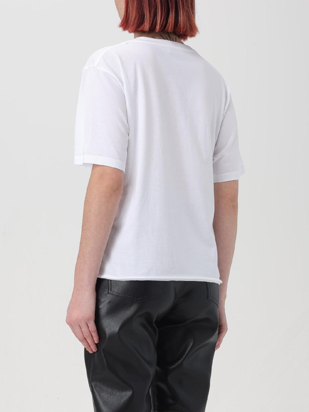 Giglio T-shirt basic Saint Laurent con logo Prezzo Ridotto