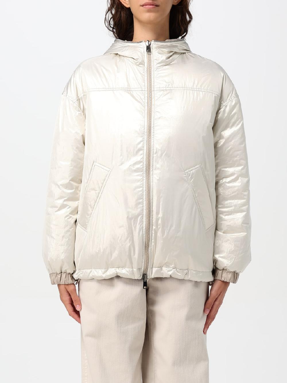Giglio Piumino di nylon reversibile Brunello Cucinelli Sottocosto