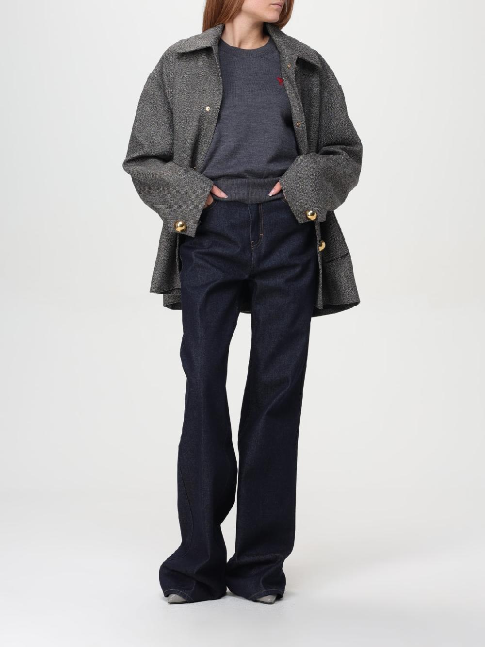 Giglio Cappotto Ami Paris in misto lana Presa