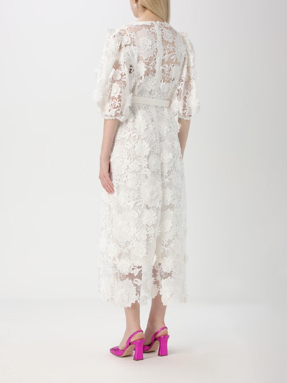 Giglio Abito midi Halliday Lace Flower Zimmermann Comprare a buon mercato