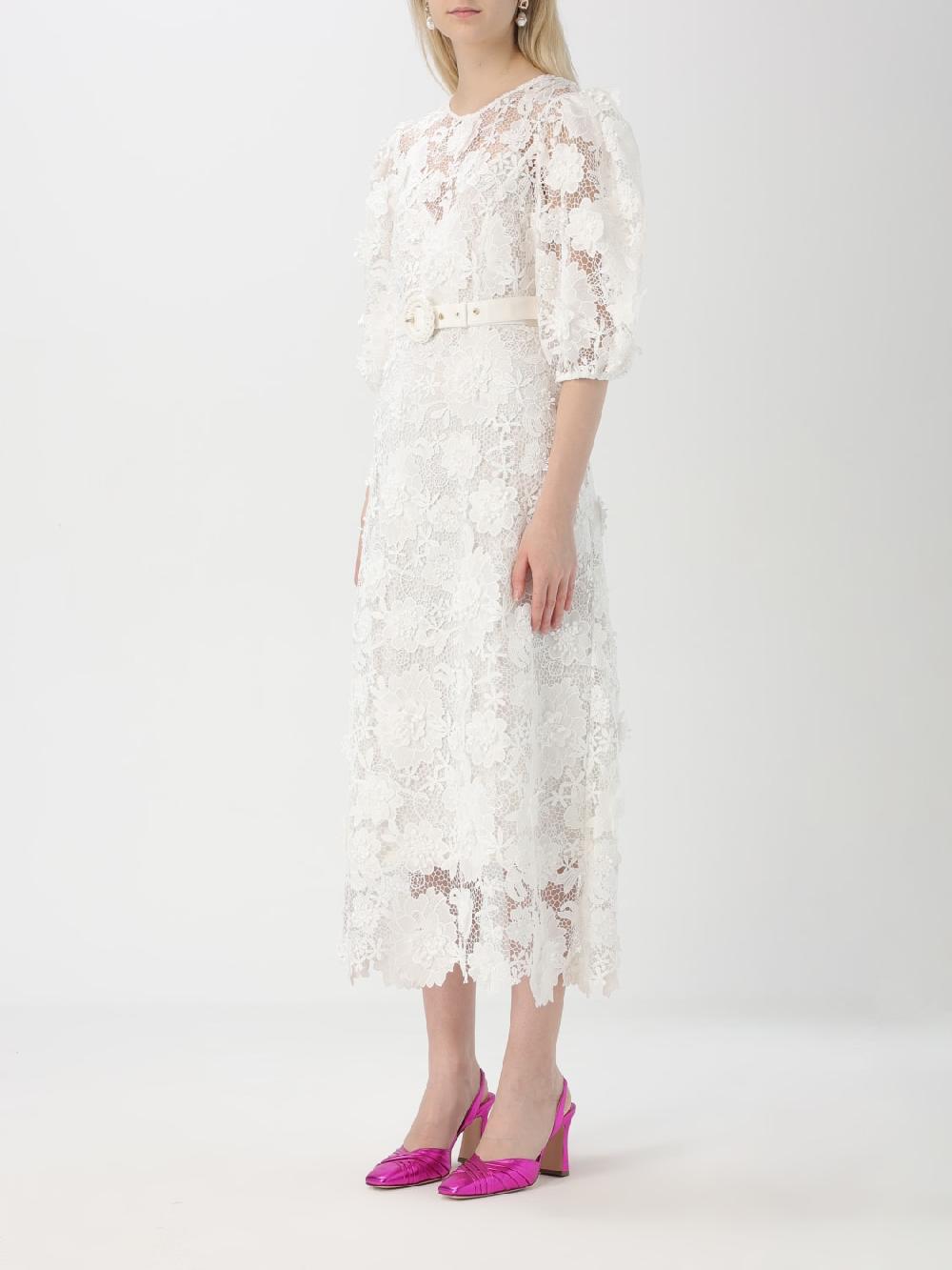 Giglio Abito midi Halliday Lace Flower Zimmermann Comprare a buon mercato