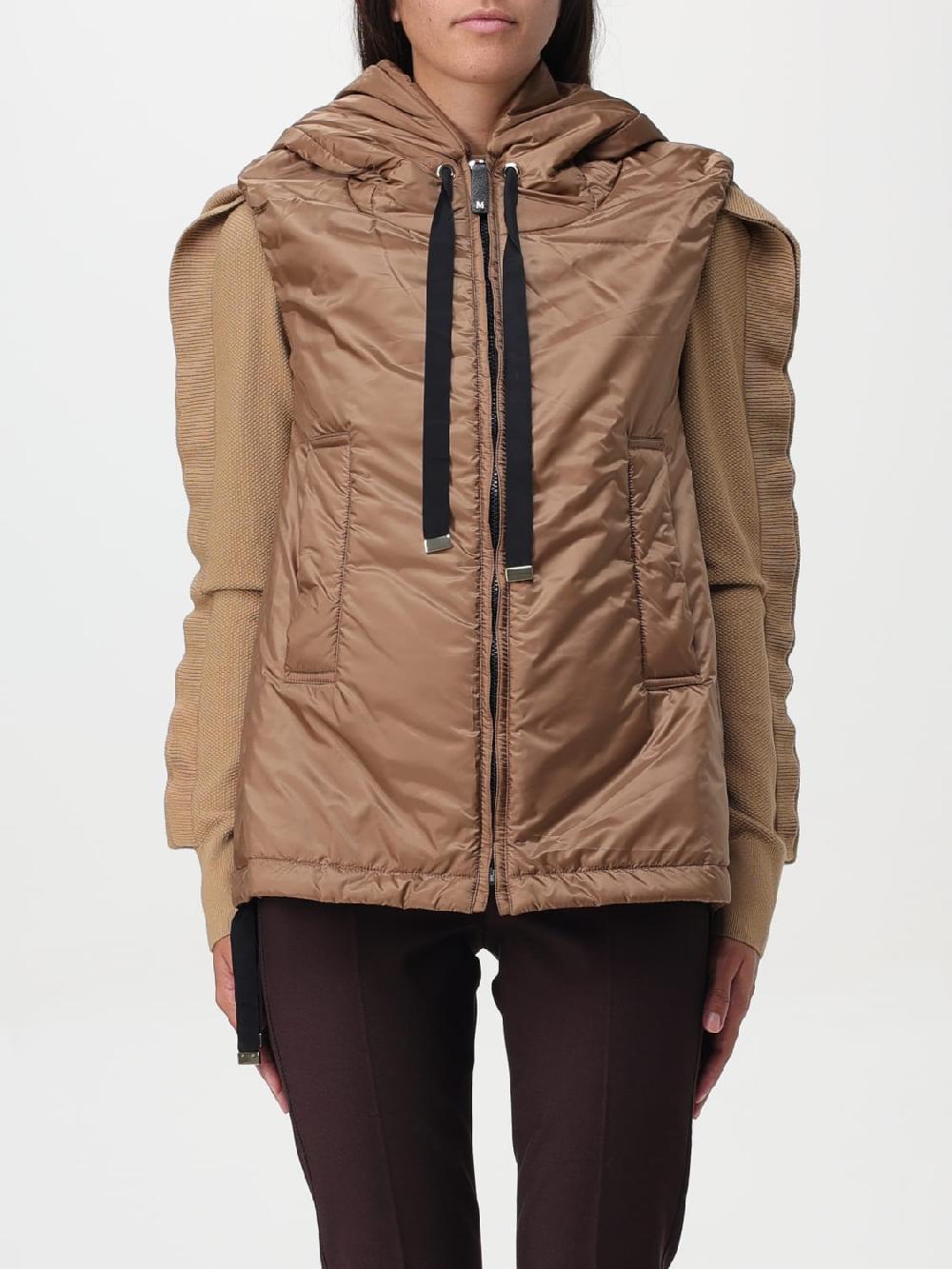 Giglio Piumino a gilet con cappuccio Max Mara Grande vendita