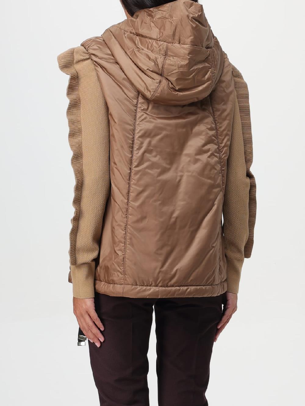 Giglio Piumino a gilet con cappuccio Max Mara Grande vendita