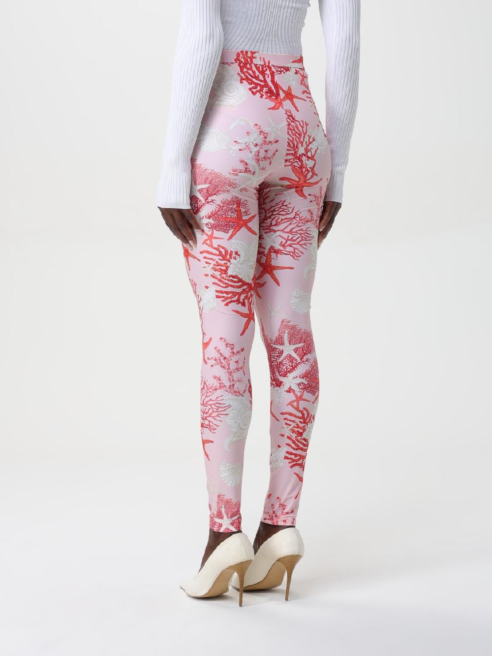 Giglio Leggings stampato Barocco Sea Versace Offerta Pasqua