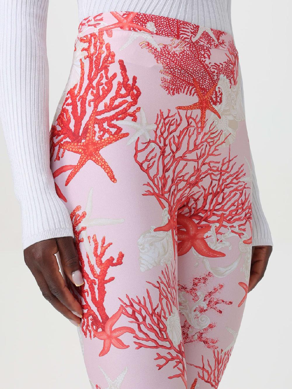 Giglio Leggings stampato Barocco Sea Versace Offerta Pasqua