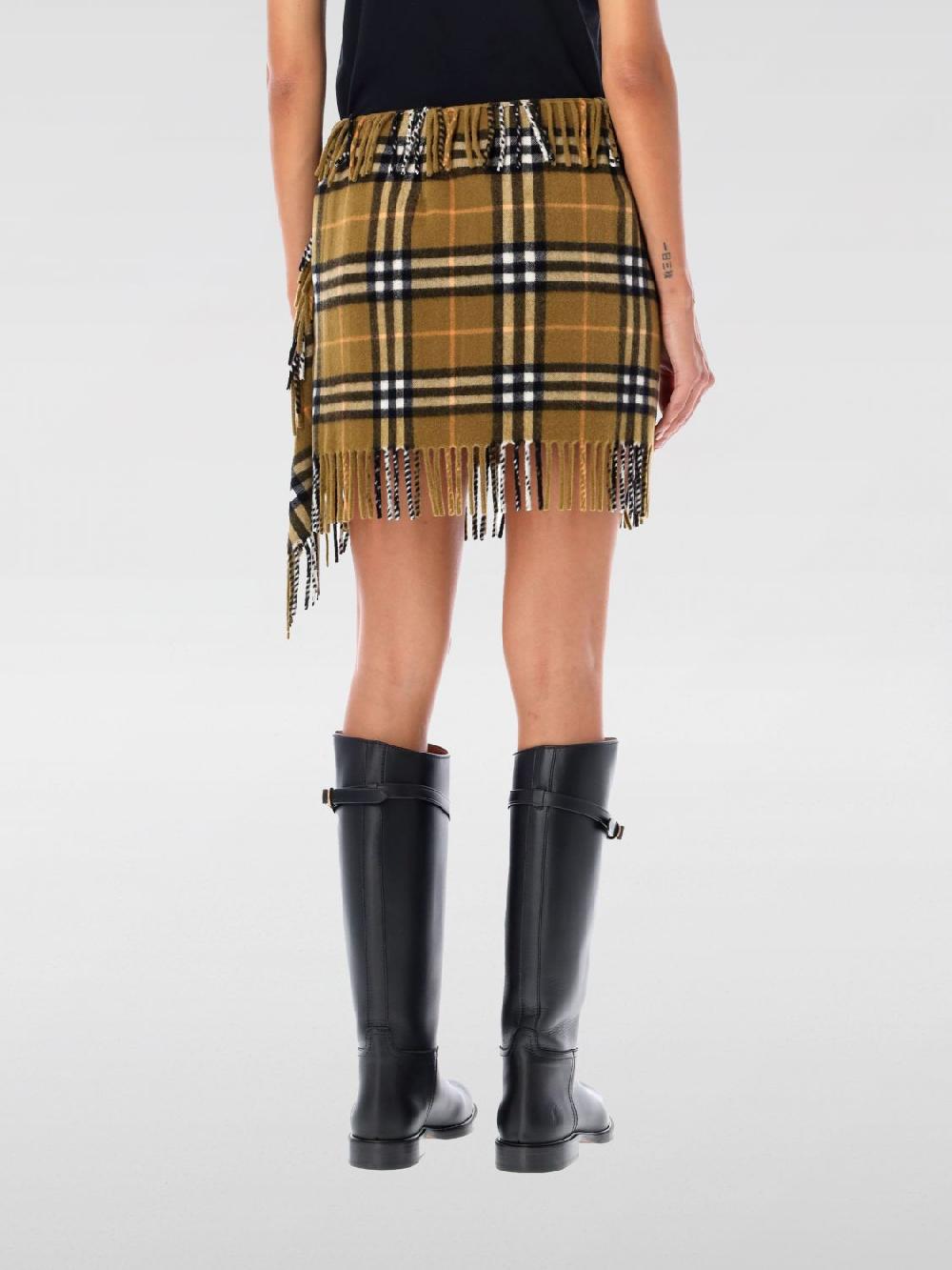 Giglio Gonna Burberry in lana check Offerta migliore