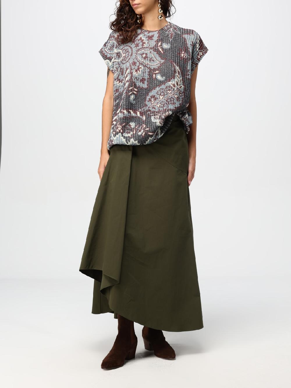 Giglio Top Etro in lana con motivo Paisley Grandi sconti