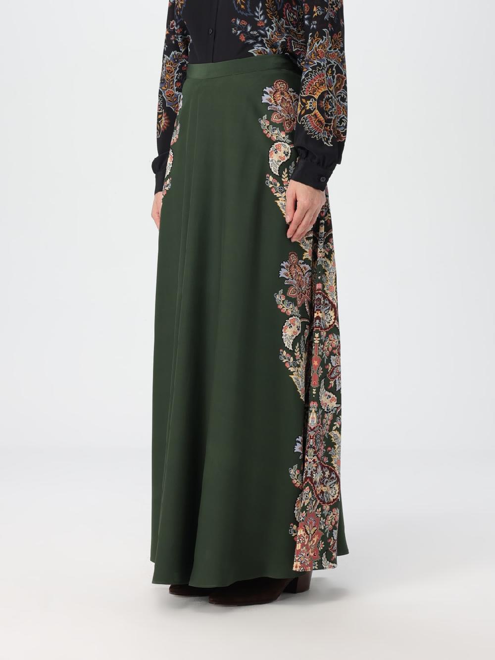 Giglio Gonna Etro in seta con stampa Paisley Offerte speciali
