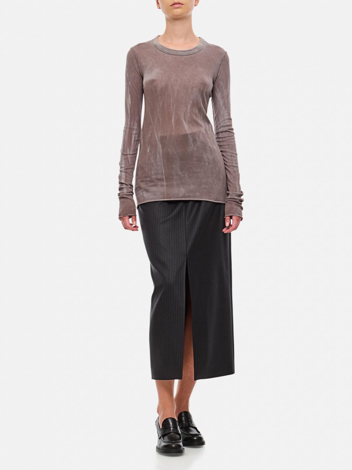 Giglio Gonna Alexander McQueen in lana a righe Fino al 60% di sconto