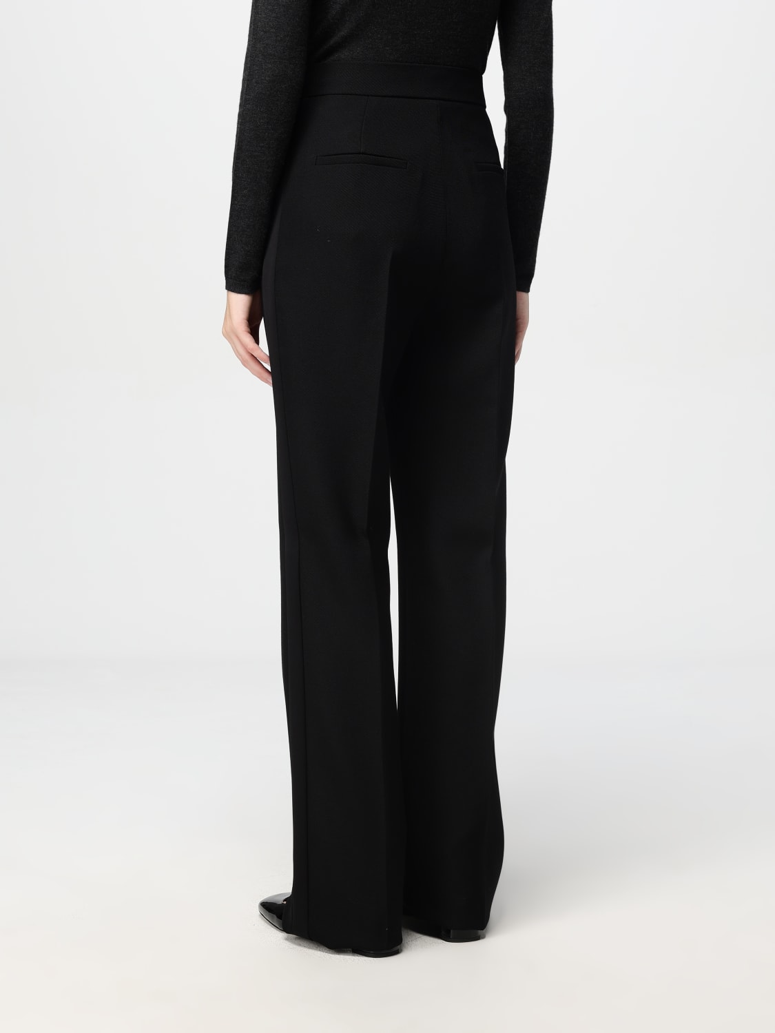 Giglio Pantalone Max Mara in crêpe Offerta speciale della fabbrica
