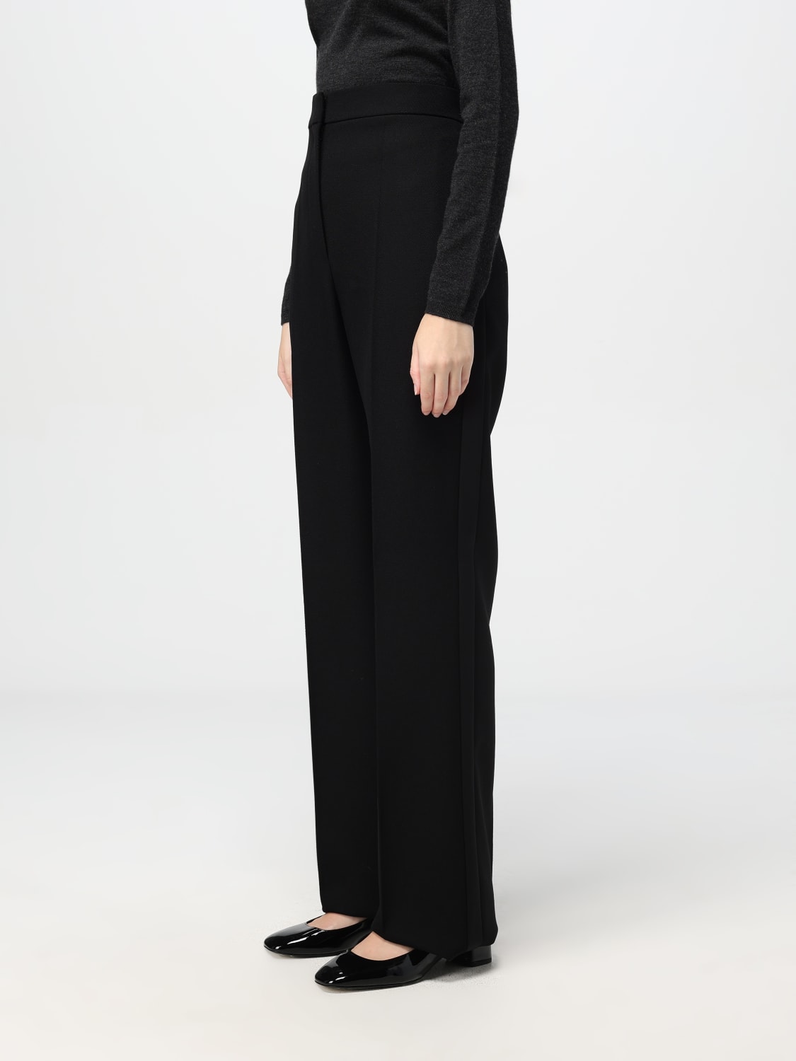 Giglio Pantalone Max Mara in crêpe Offerta speciale della fabbrica