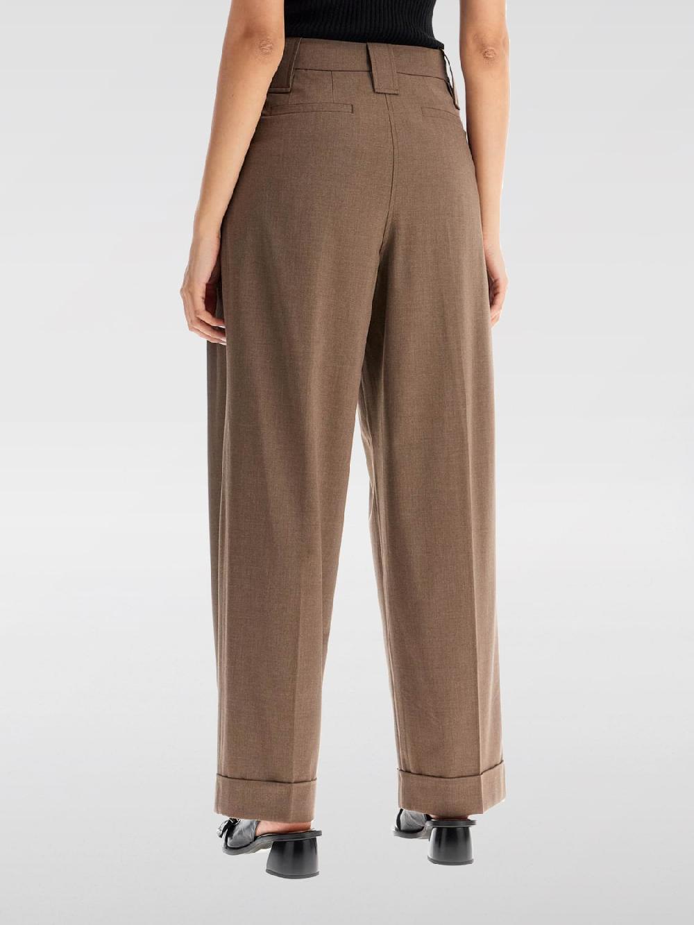 Giglio Pantalone Ganni in misto viscosa Fino al 55% di sconto