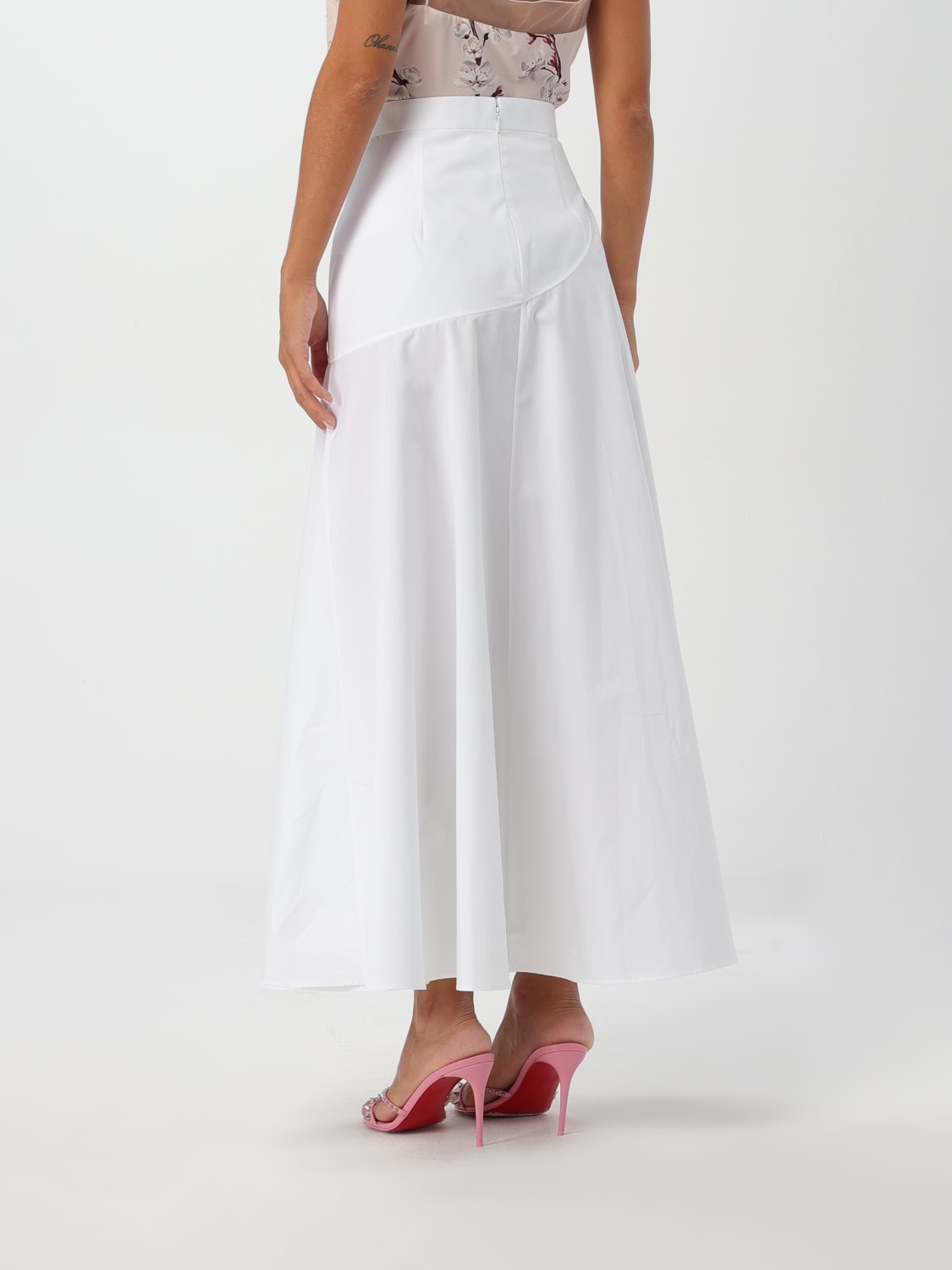 Giglio Gonna Alexander McQueen in cotone Nuovo